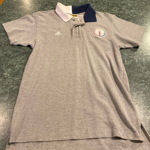 Adidas 2000 Sydney Olympics Gray Polo Shirt Small